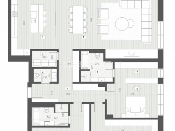 Stan Prodaja Beograd Dedinje 221 m2