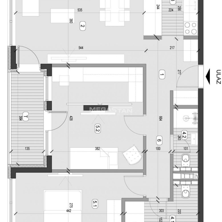Lux novogradnja, nema pdv-a.