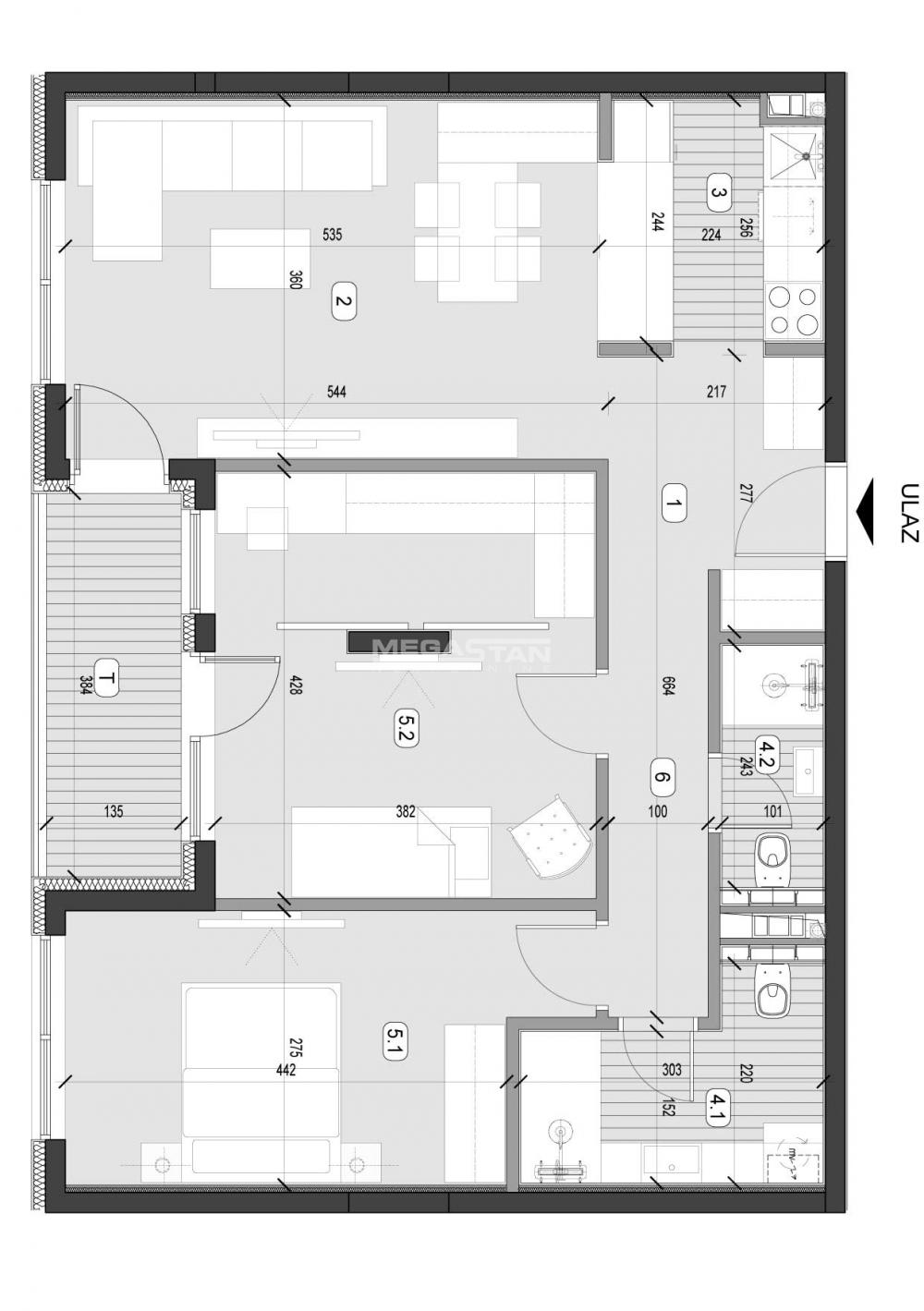 Stan Prodaja Beograd Stan Prodaja Beograd Konjarnik 77 m2