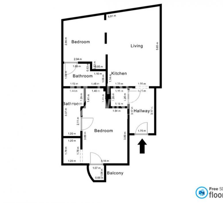 Komforan apartman na savrsenoj lokaciji u centru  kod,, Politike”. ID#5335.