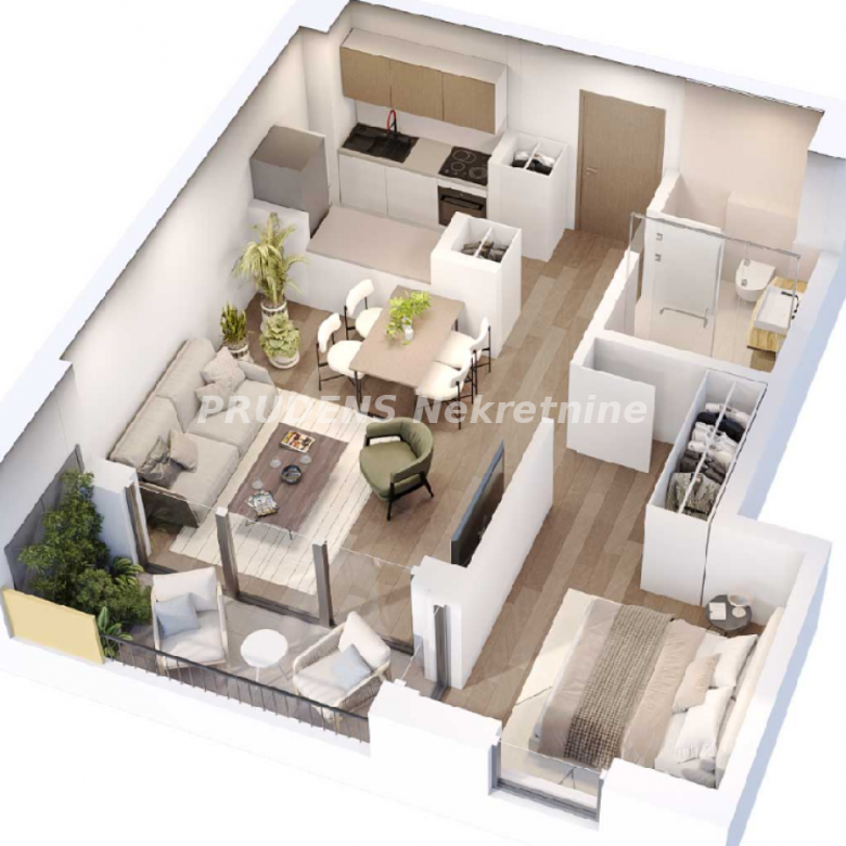 Stan Prodaja Beograd Kluz 46.2 m2