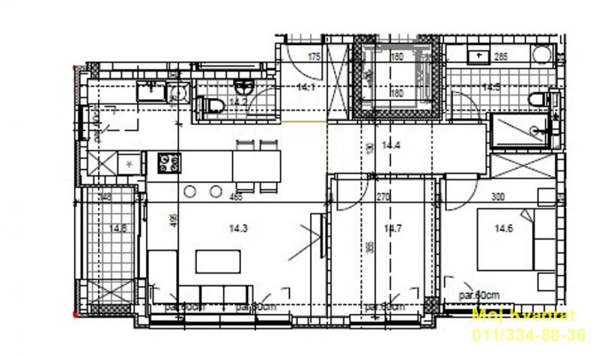 Stan Prodaja Beograd Banovo Brdo 69 m2