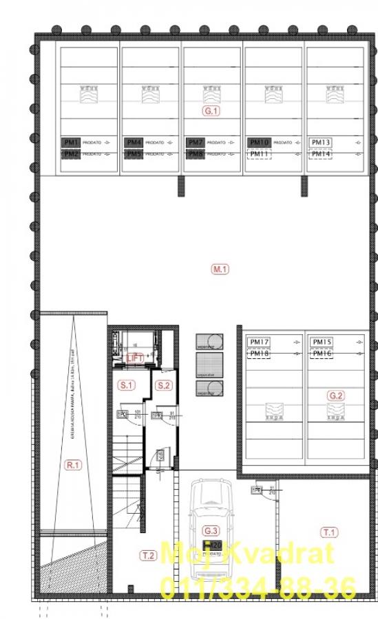 Garaža – Beograd, Vračar Crveni Krst – ID 21560