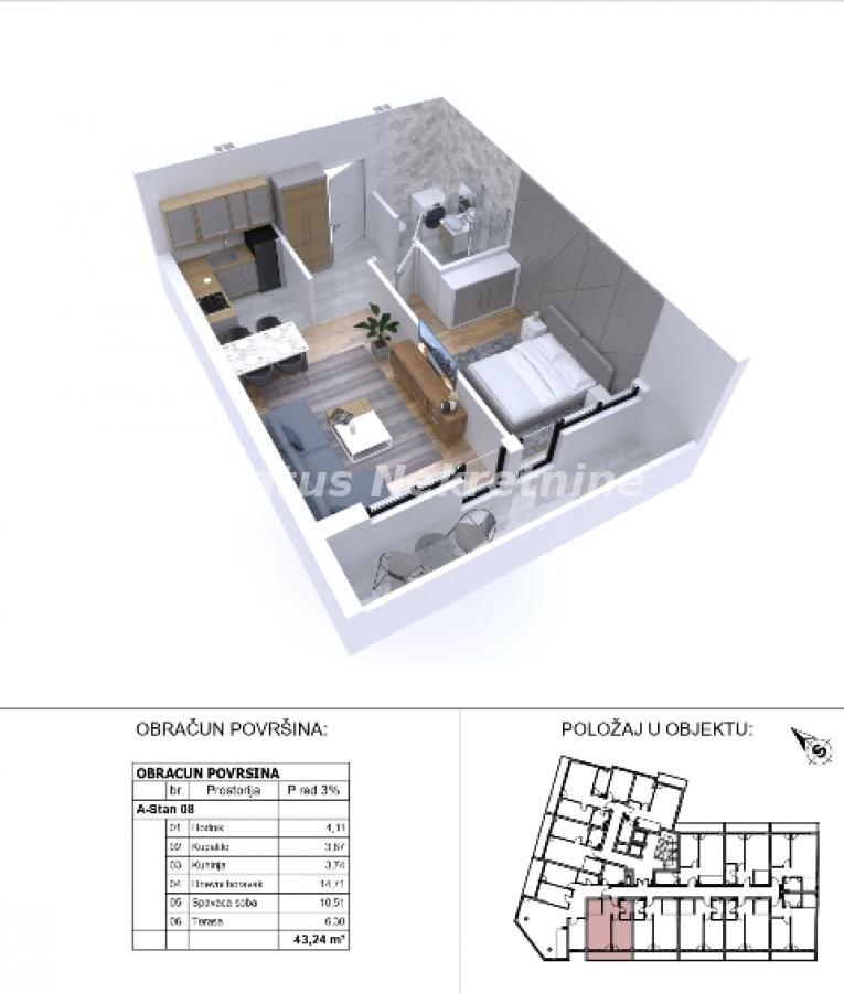 Stan Prodaja Novi Sad Stan Prodaja Novi Sad 43 m2