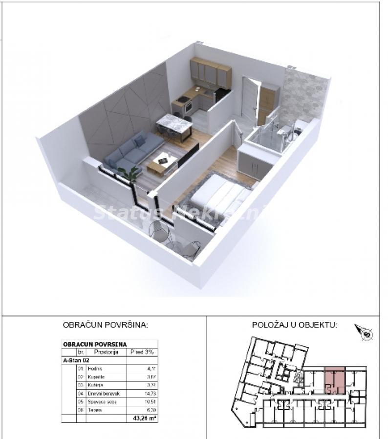 Stan Prodaja Novi Sad Stan Prodaja Novi Sad 43 m2