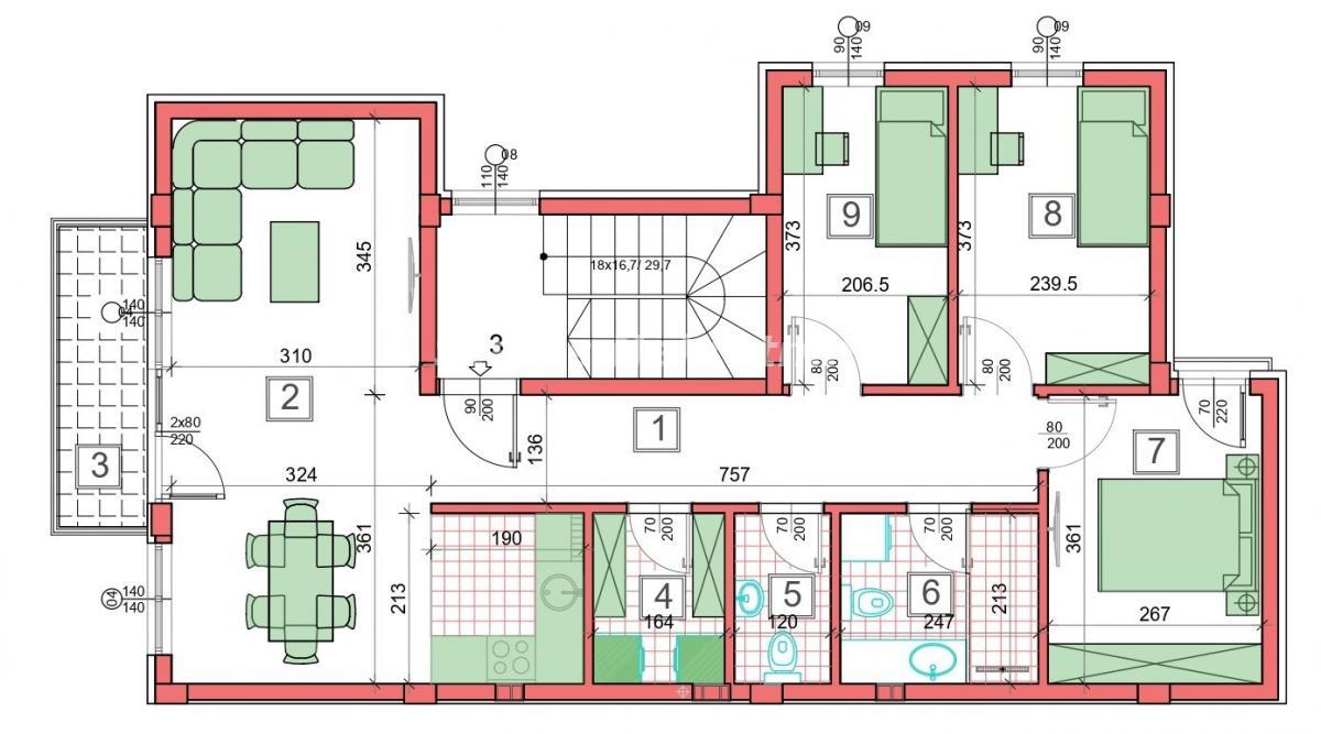 Stan Prodaja Novi Sad  78 m2