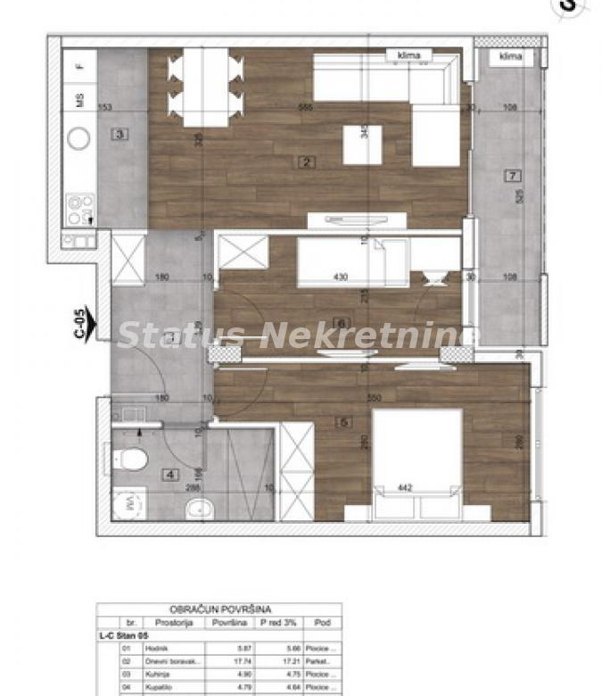 Stan – Novi Sad, Telep – ID 22086.