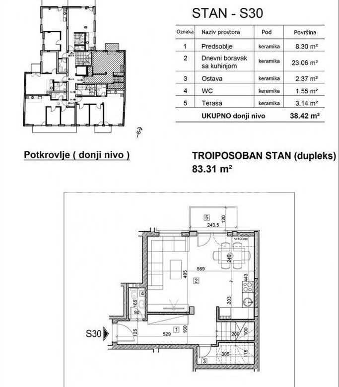 Stan – Novi Sad, Salajka  – ID 21429.