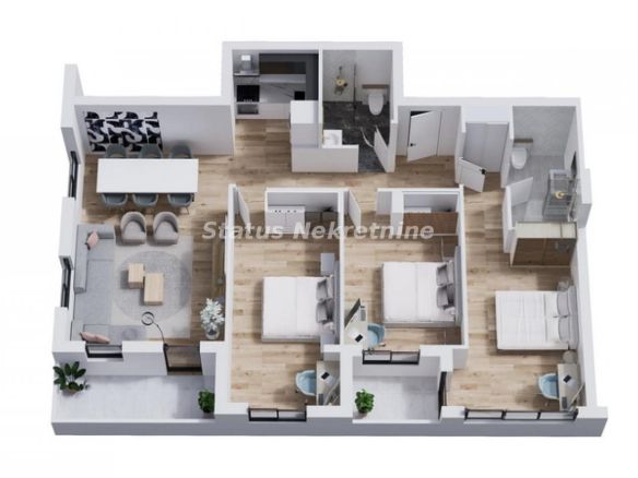 Stan Prodaja Novi Sad  95 m2