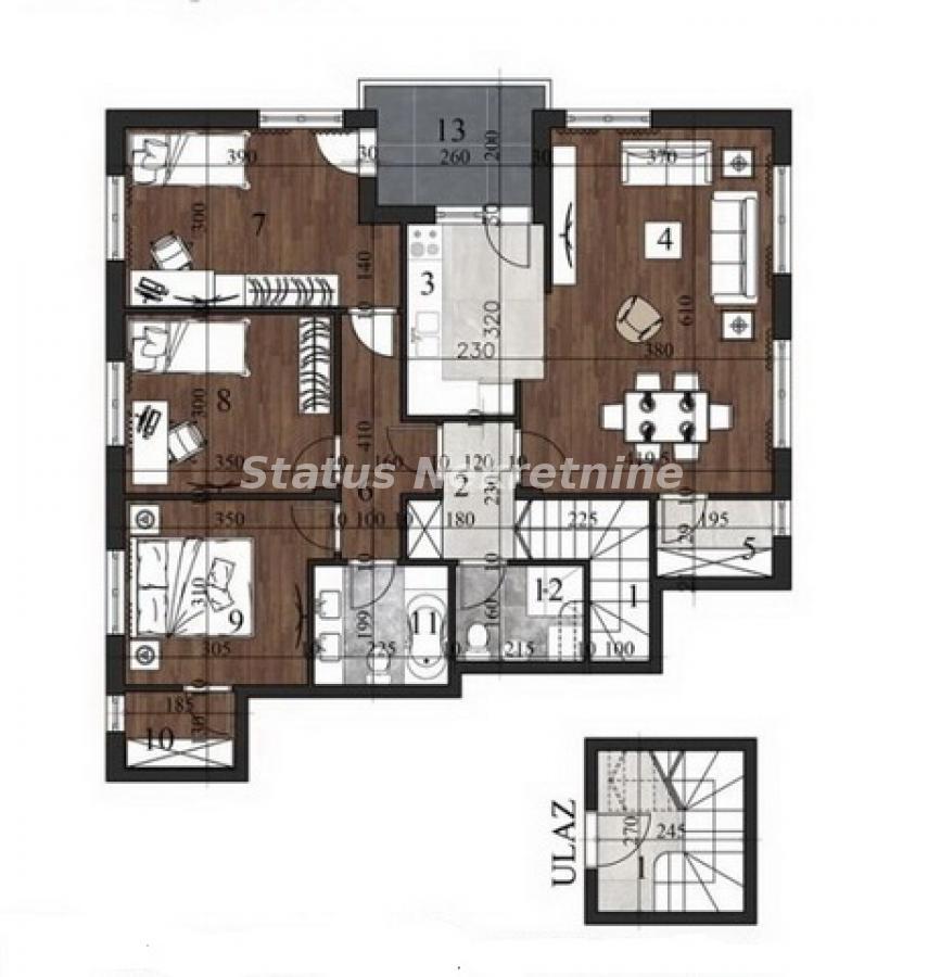 Stan Prodaja Novi Sad  96 m2