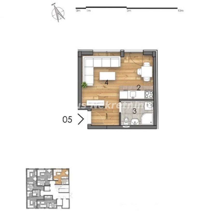 Stan Prodaja Novi Sad  25 m2