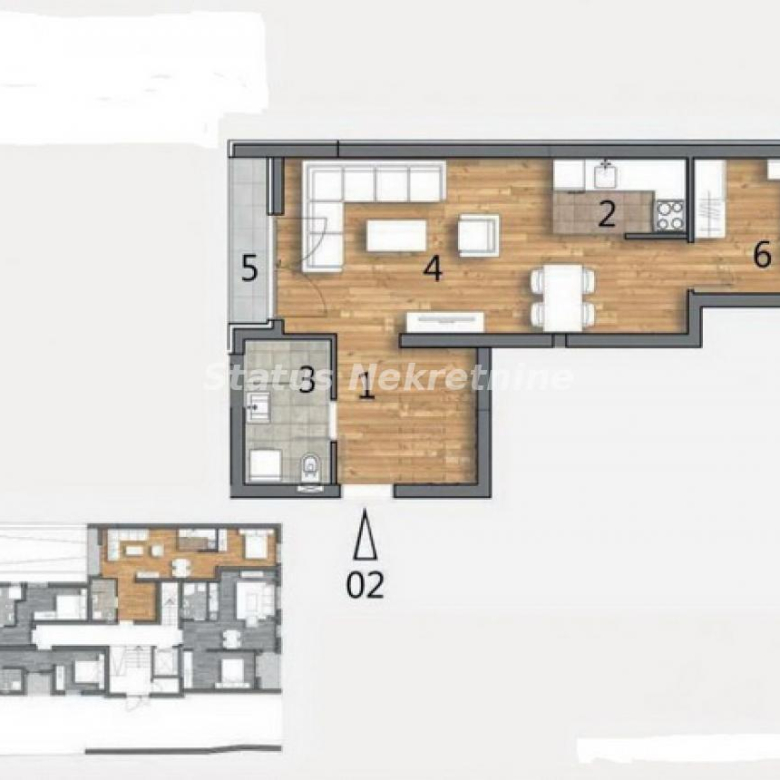 Stan Prodaja Novi Sad  45 m2