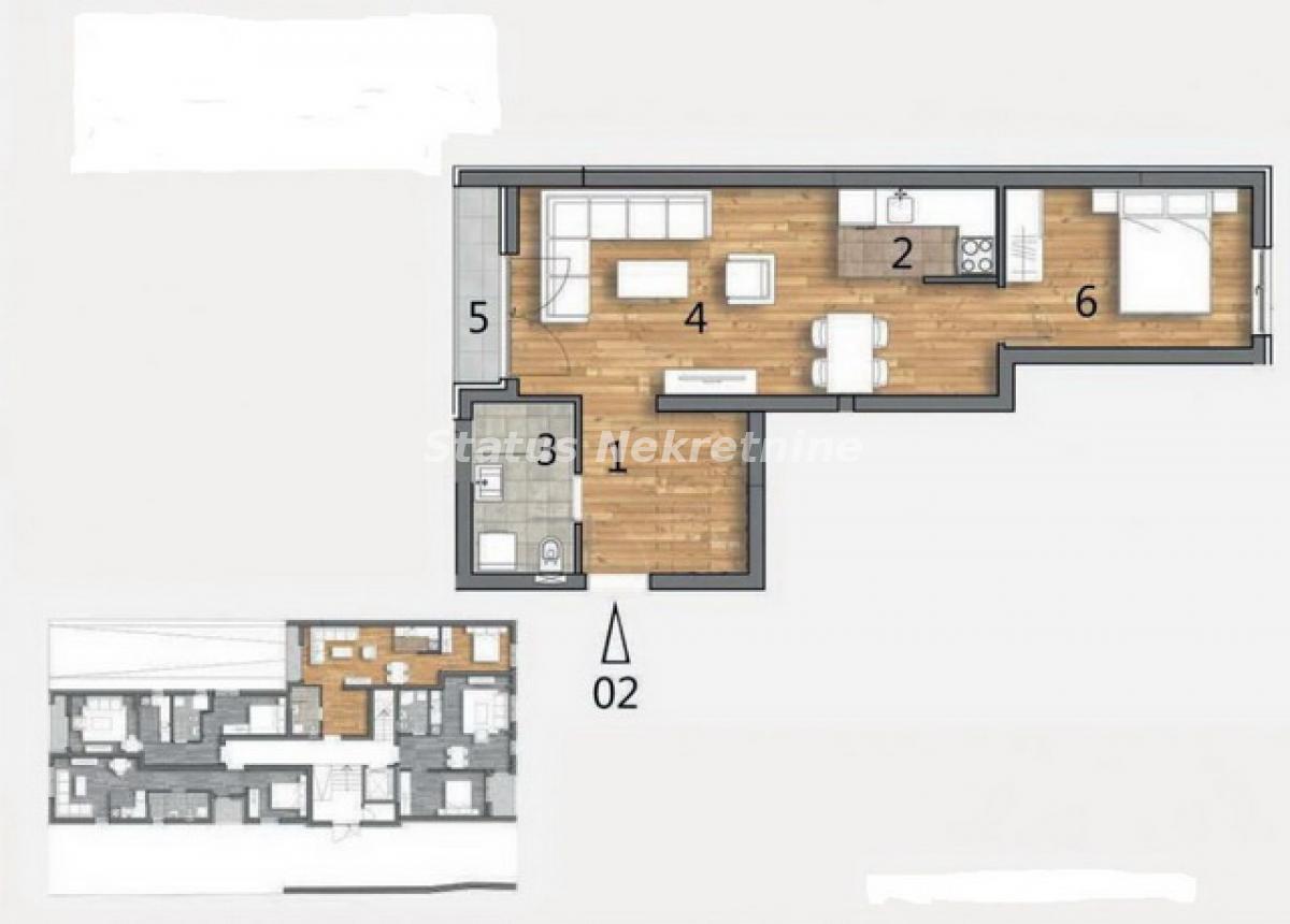 Stan Prodaja Novi Sad  45 m2