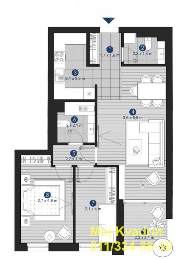 Stan Prodaja Beograd Stan Prodaja Beograd Autokomanda 67 m2