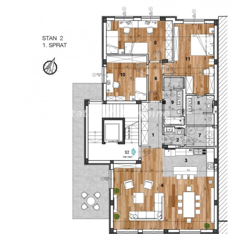 Stan Prodaja Novi Sad  148 m2