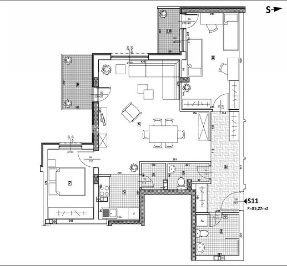 Stan Prodaja Novi Sad  85 m2