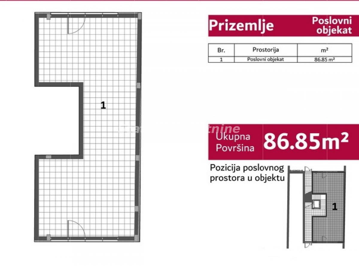 Lokal Prodaja Novi Sad  87 m2