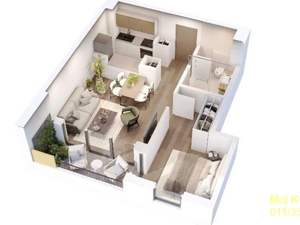 Stan Prodaja Beograd Zeleno Brdo 46 m2