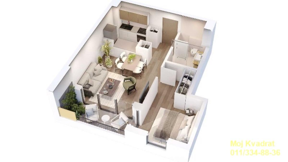 Stan Prodaja Beograd Zeleno Brdo 46 m2