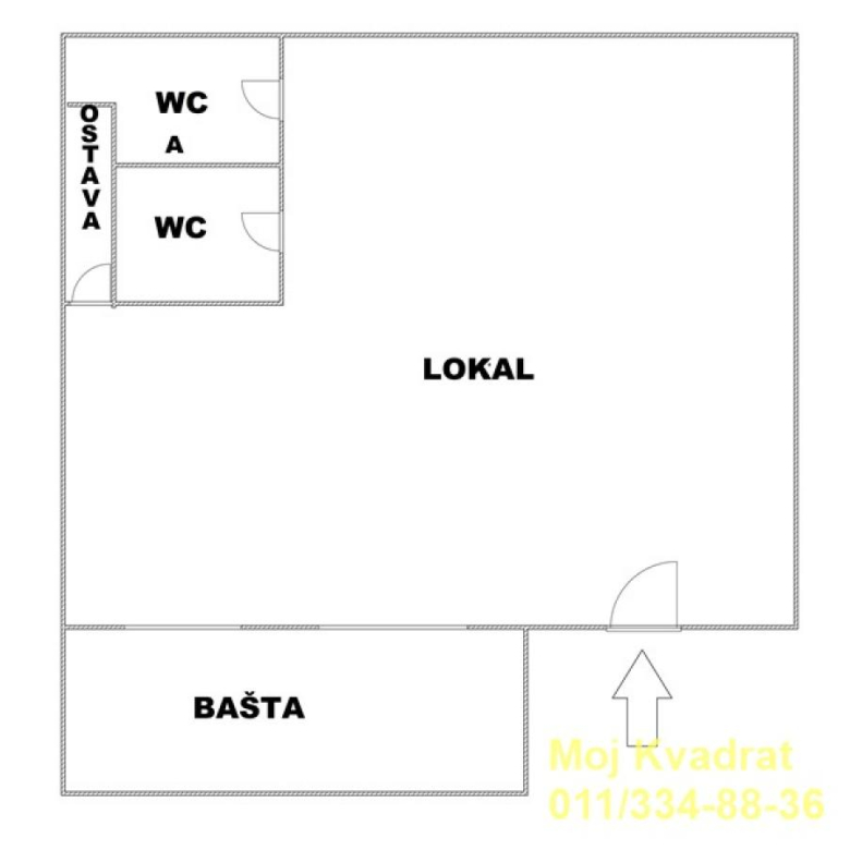Lokal Prodaja Beograd Palata Pravde 52 m2