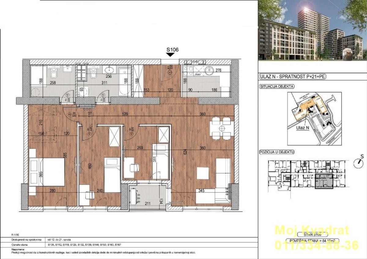 Stan Prodaja Beograd Stan Prodaja Beograd Blok 60 84 m2