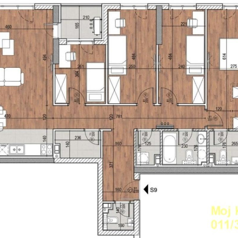 Stan – Beograd, Novi Beograd Blok 60 – ID 23063.