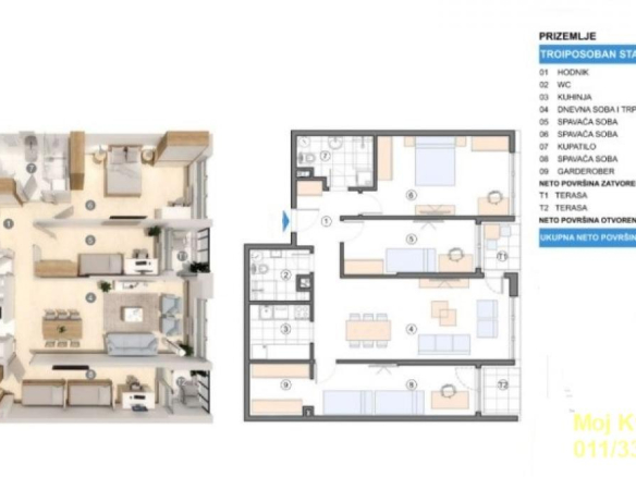 Stan Prodaja Beograd Gornji Grad 104 m2