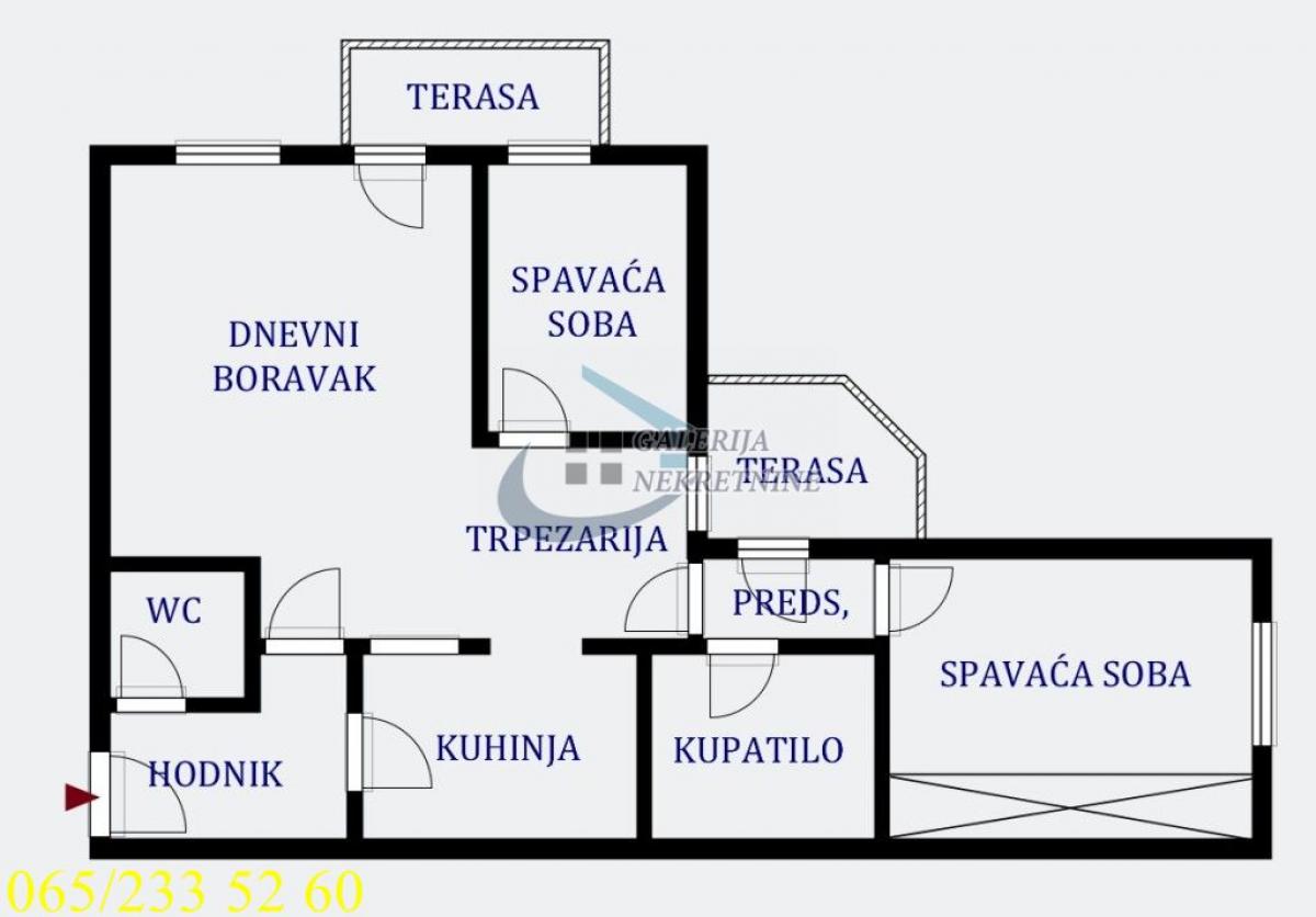 Stan Prodaja Beograd Blok 62 64 m2