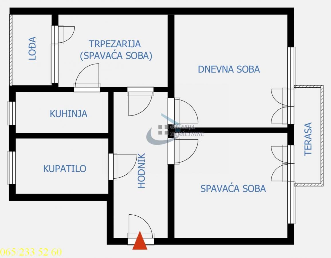 Stan Prodaja Beograd Dorćol 68 m2