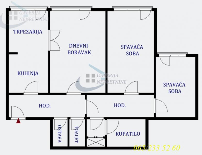 Stan – Beograd, Palilula Hala Pionir – ID 4641