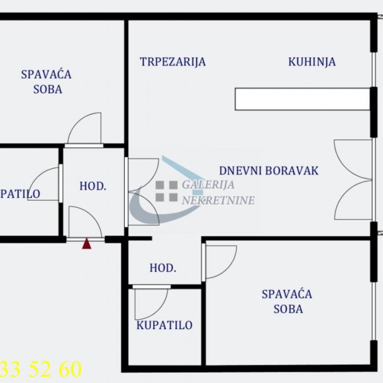 Stan Prodaja Beograd Cvetni Trg 65 m2