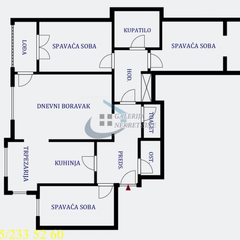 Stan Prodaja Beograd Centar (Savski Venac) 105 m2