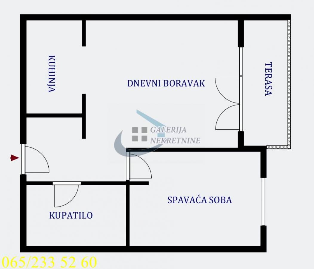 Stan Prodaja Beograd Dušanovac 48 m2
