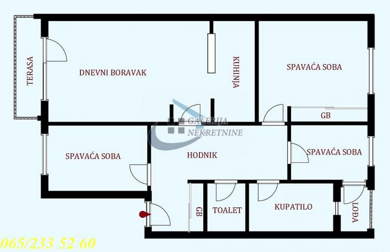 Stan Prodaja Beograd Voždovac Centar 86 m2