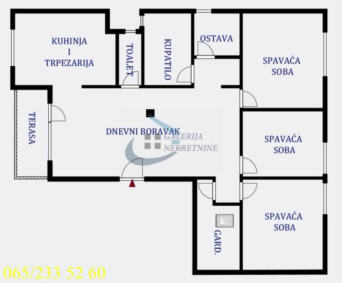 Stan Prodaja Beograd Đeram 81 m2