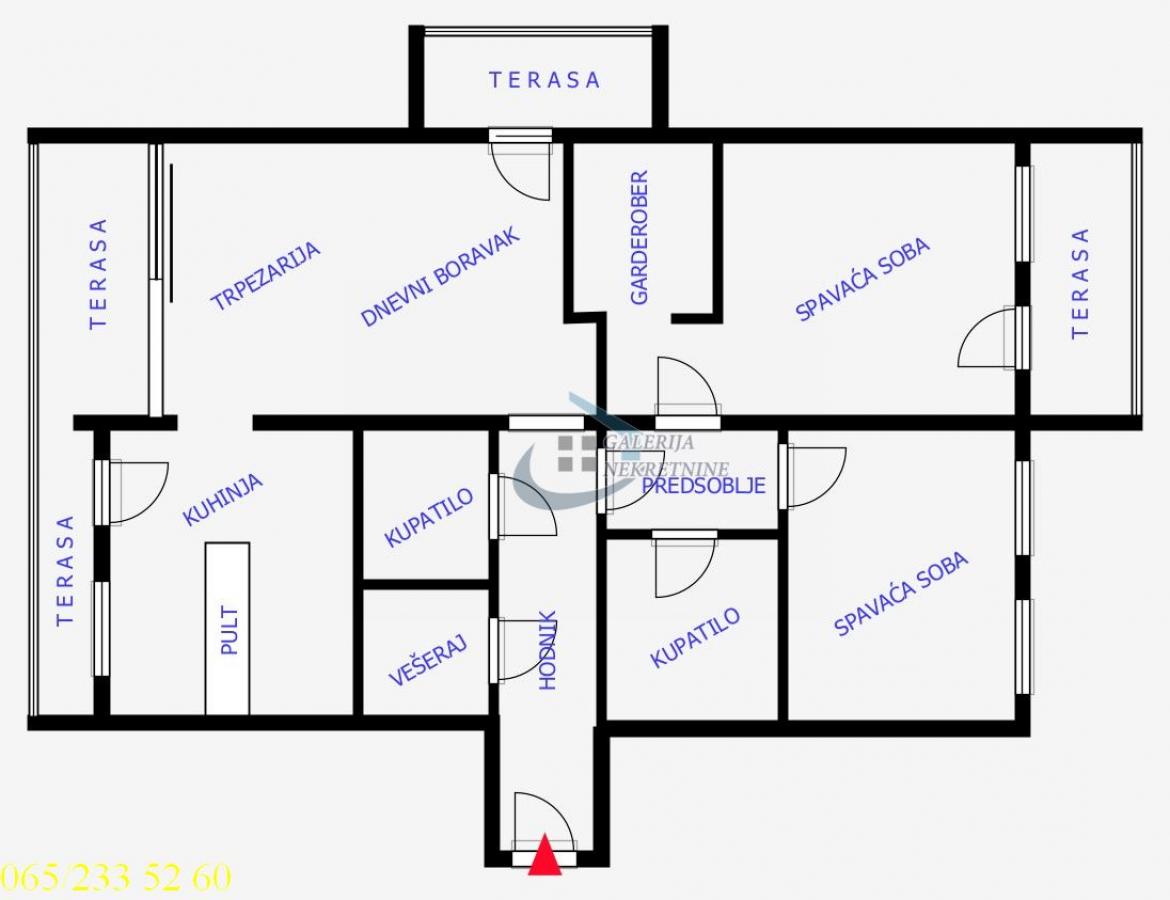 Stan Prodaja Beograd Blok 67 - Belville 106 m2