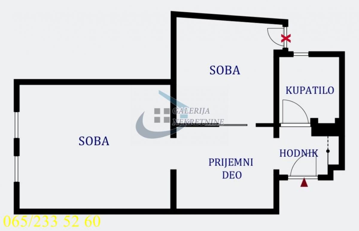 Stan Prodaja Beograd Dorćol 50 m2