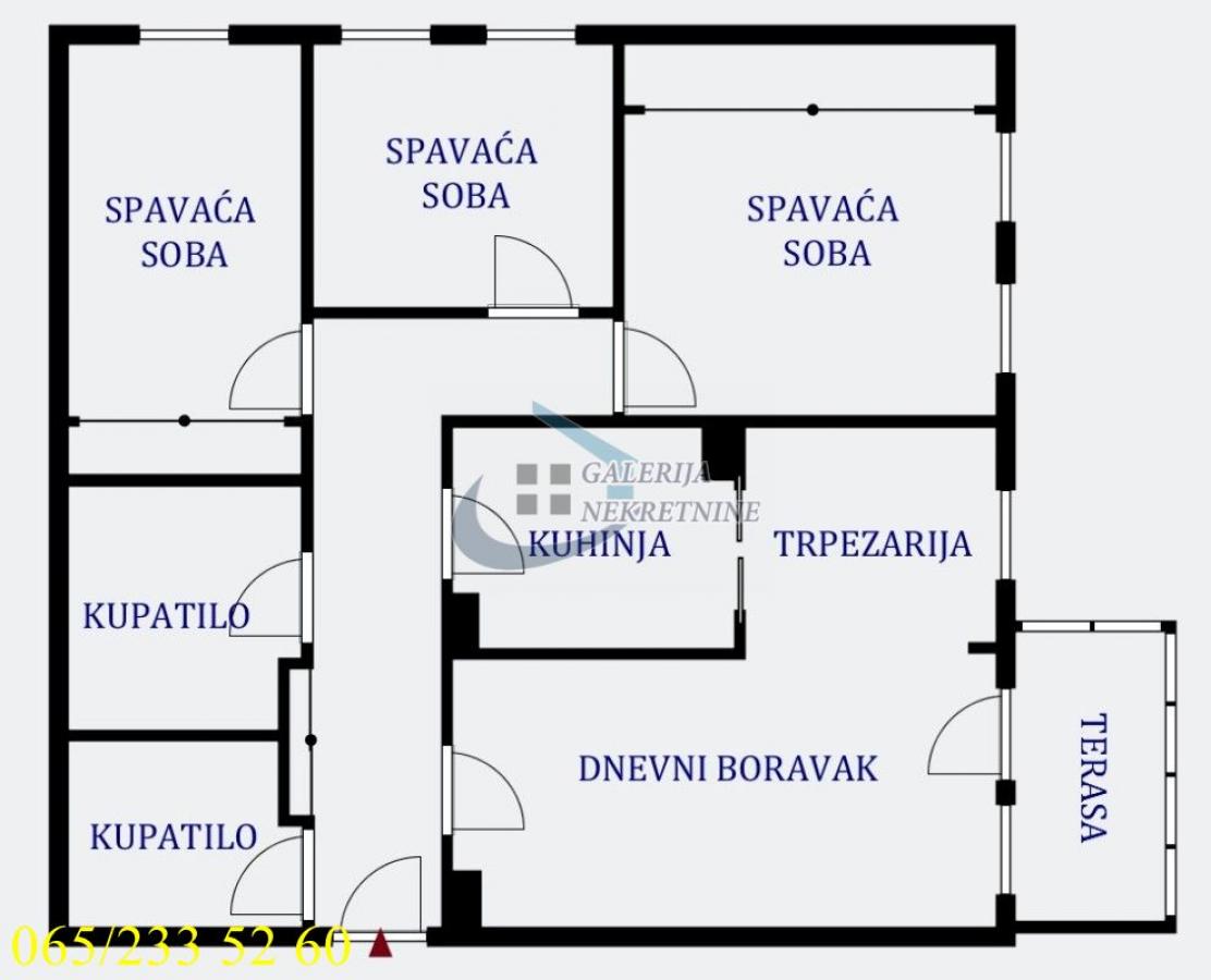 Stan Prodaja Beograd Blok 67 - Belville 94 m2