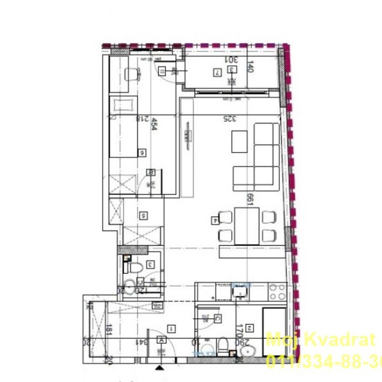Stan Prodaja Beograd Autokomanda 53 m2