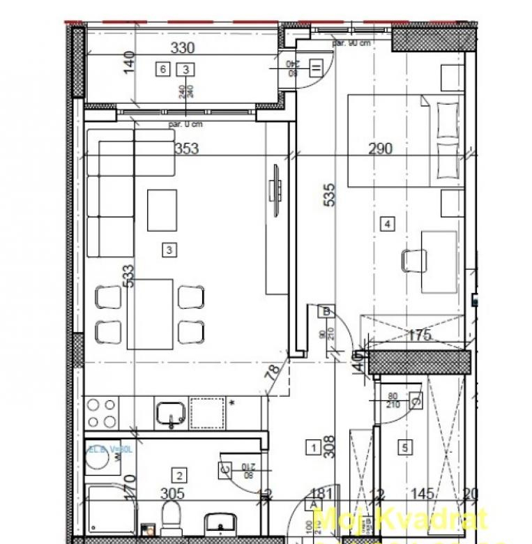 Stan Prodaja Beograd Autokomanda 48 m2