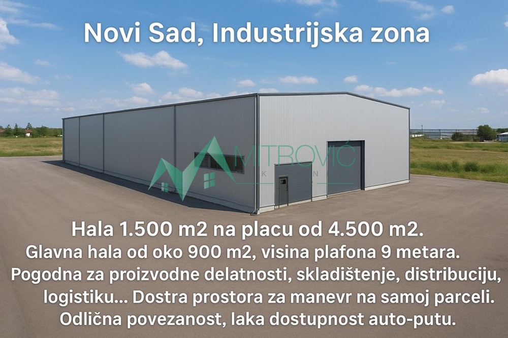 Lokal Prodaja Novi Sad  1500 m2