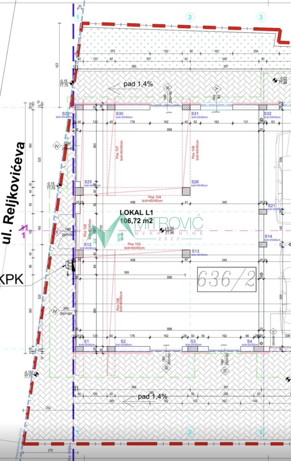 Lokal Prodaja Petrovaradin  104 m2
