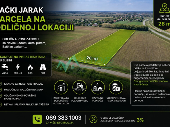 Plac Prodaja Bački Jarak  13139 m2
