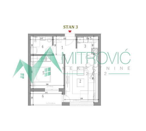 Stan Prodaja Novi Sad  41 m2