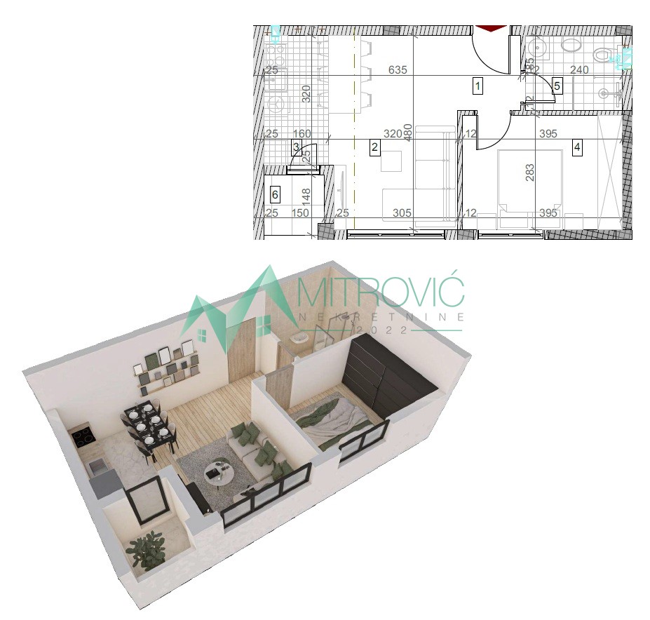 Stan Prodaja Sremska Kamenica Stan Prodaja Sremska Kamenica 40 m2