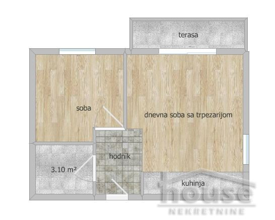 Stan Prodaja Novi Sad  43 m2