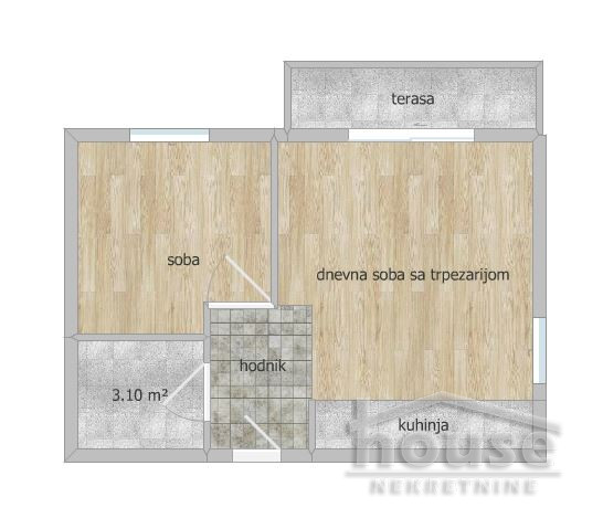 Stan Prodaja Novi Sad  43 m2