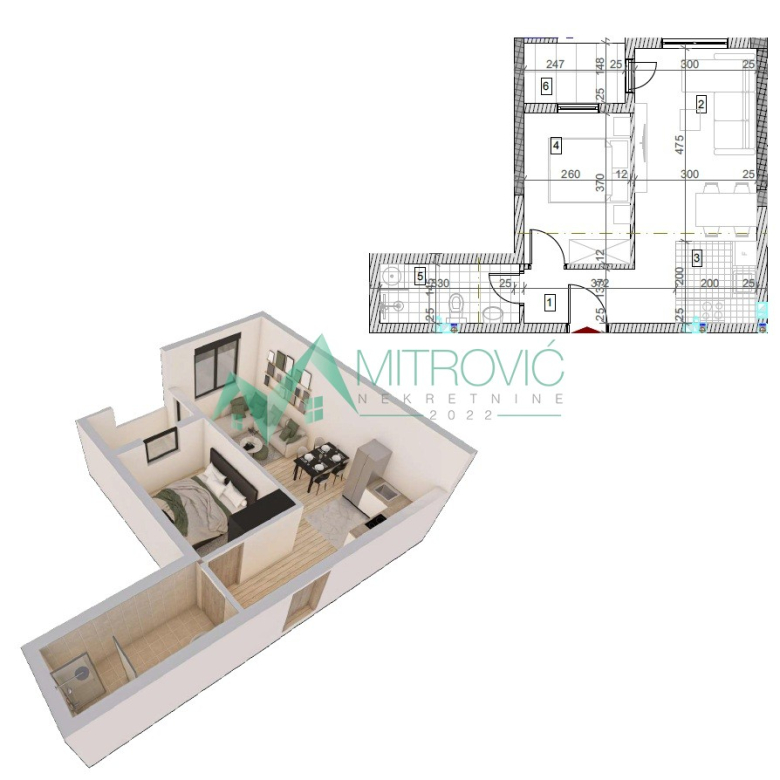 Stan Prodaja Sremska Kamenica  40 m2