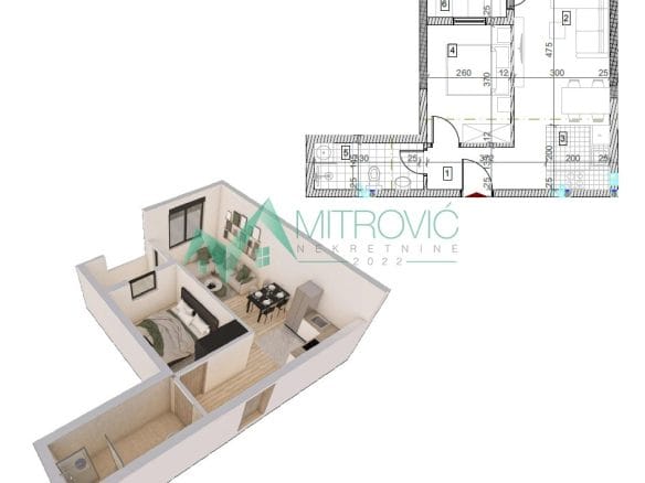 Stan Prodaja Sremska Kamenica  40 m2