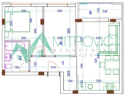 Stan Prodaja Sremska Kamenica  50 m2